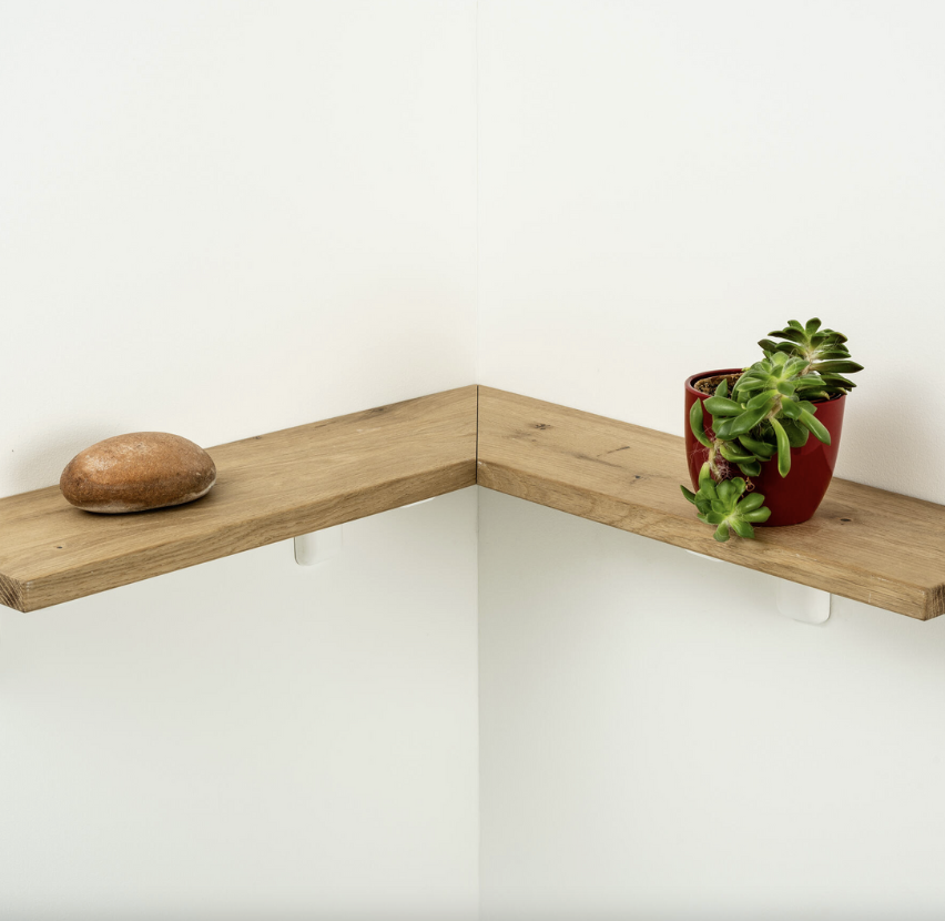 Classical oak shelf