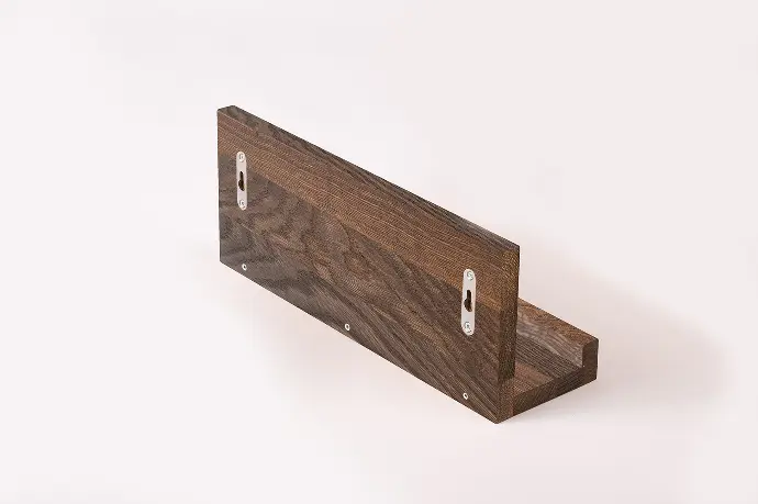 Wall Shelf Smoked Oak, Select Natur, 20x400 mm