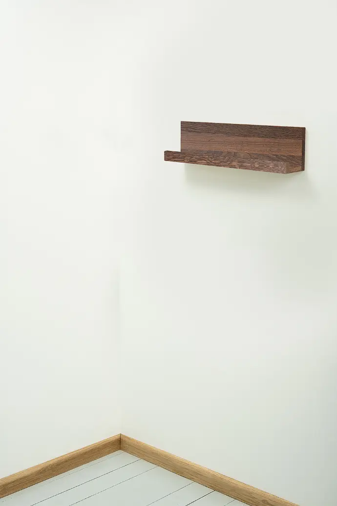 Wall Shelf Smoked Oak, Select Natur, 20x600 mm