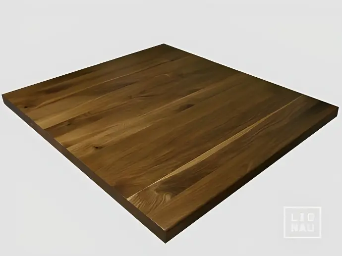 Solid Smoked Oak Worktop 40 mm Rustic grade, lacquered